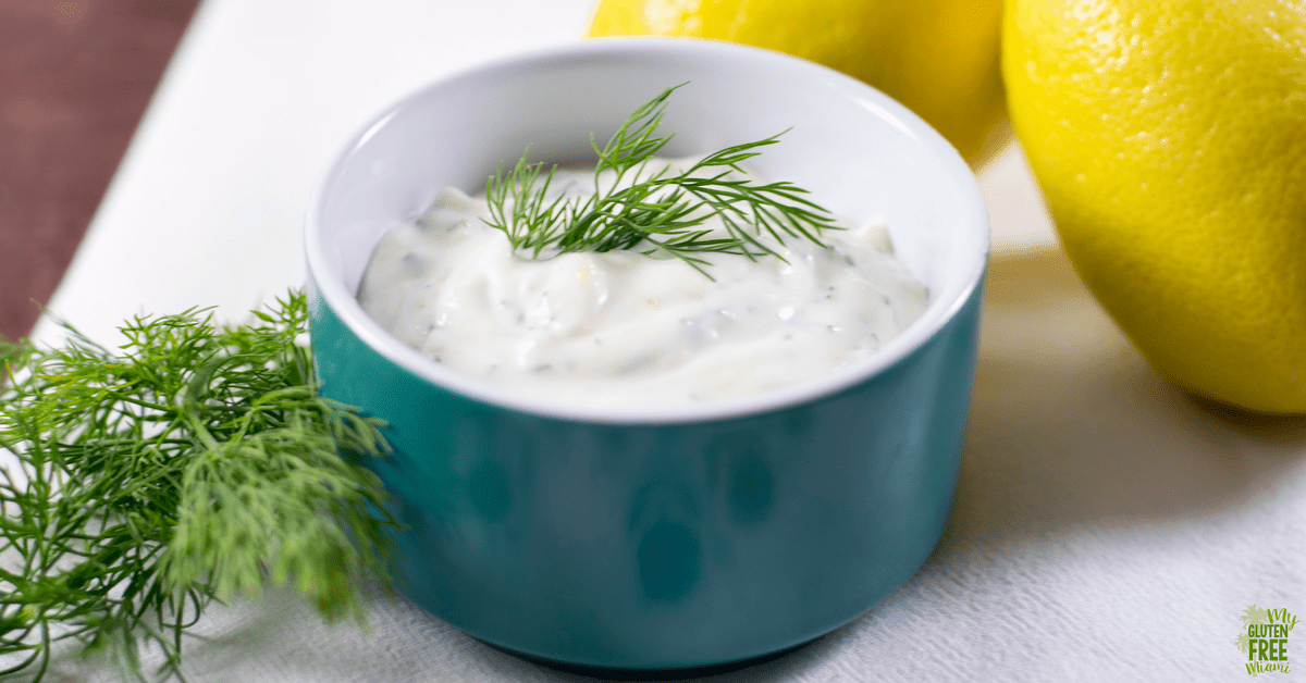 5 Ingredient Easy Lemon Dill Sauce - Eat at Our Table